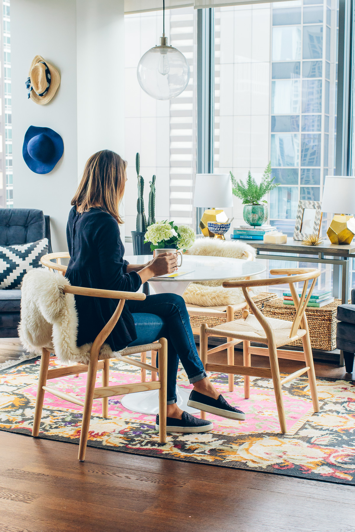 wishbone chairs