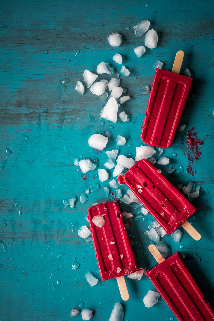 cranberry sauce popsicles