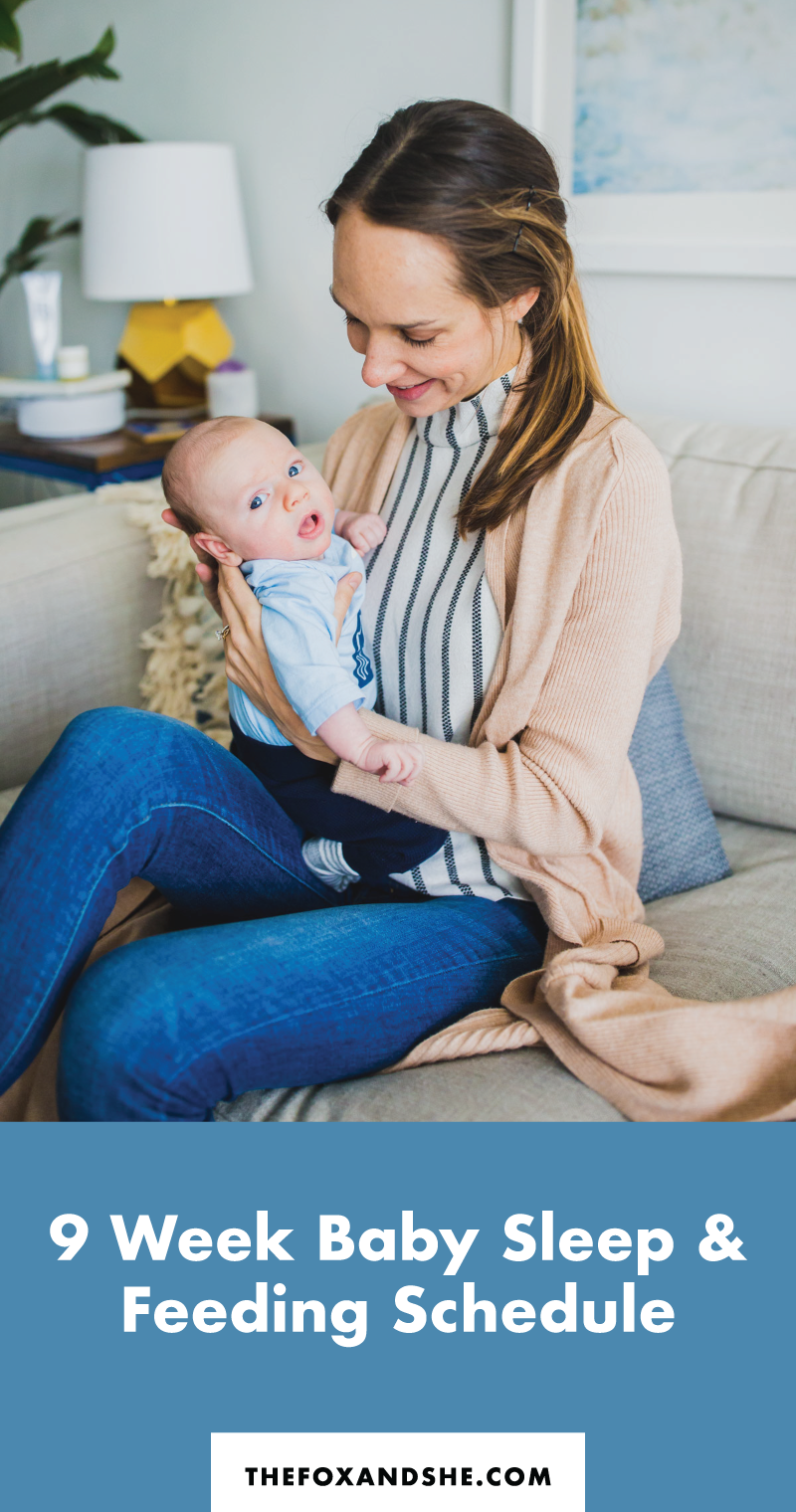9 weeks old baby feeding schedule