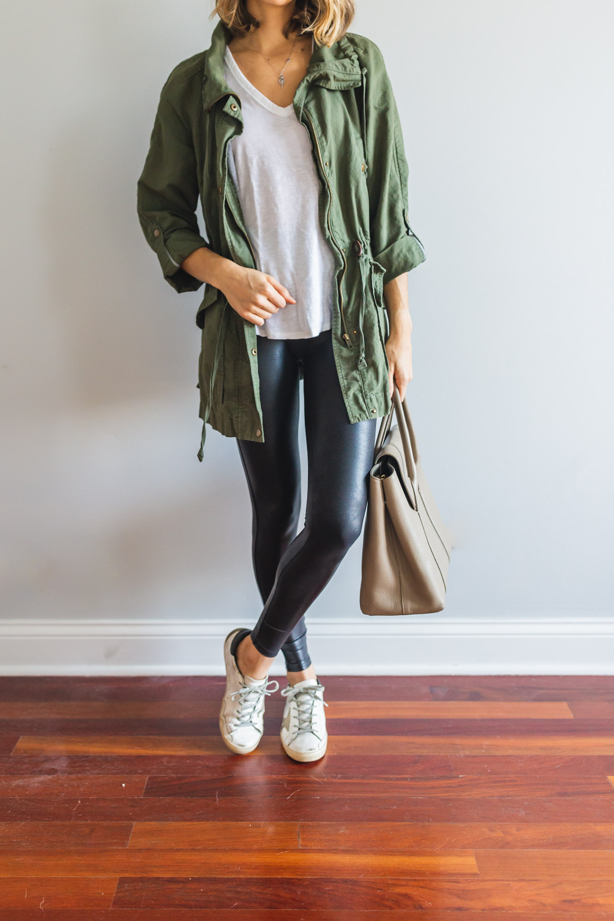 leather leggings outfit casual