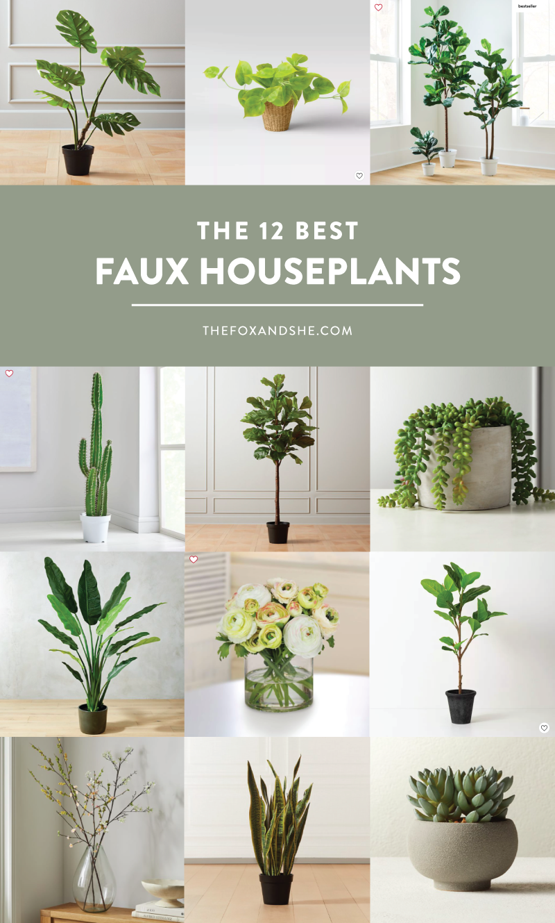 best faux houseplants