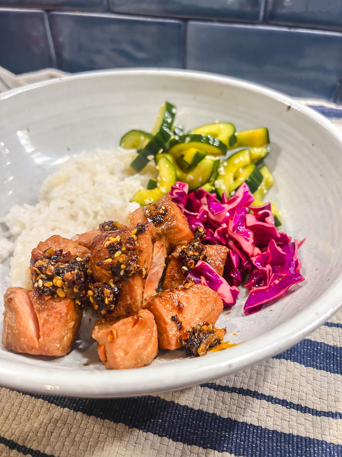 salmon bowl