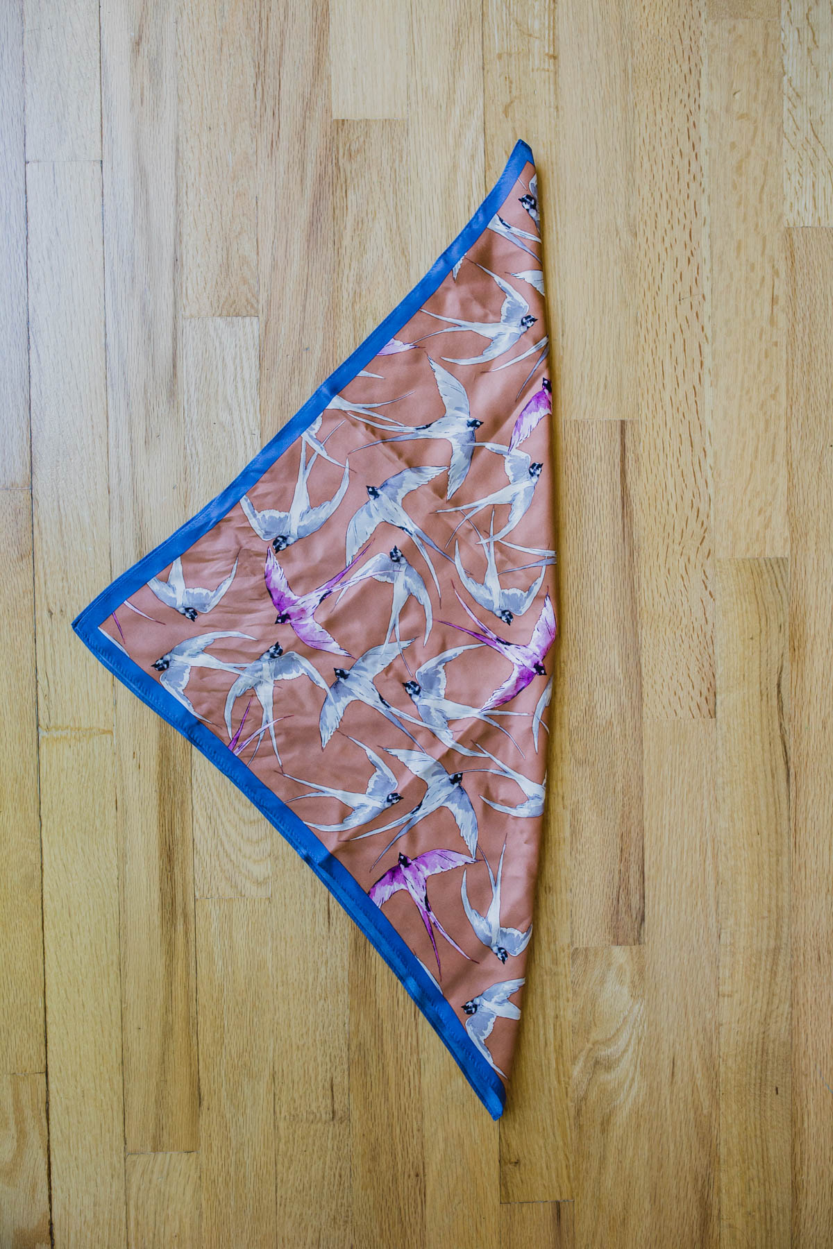 how to fold a hair scarf
