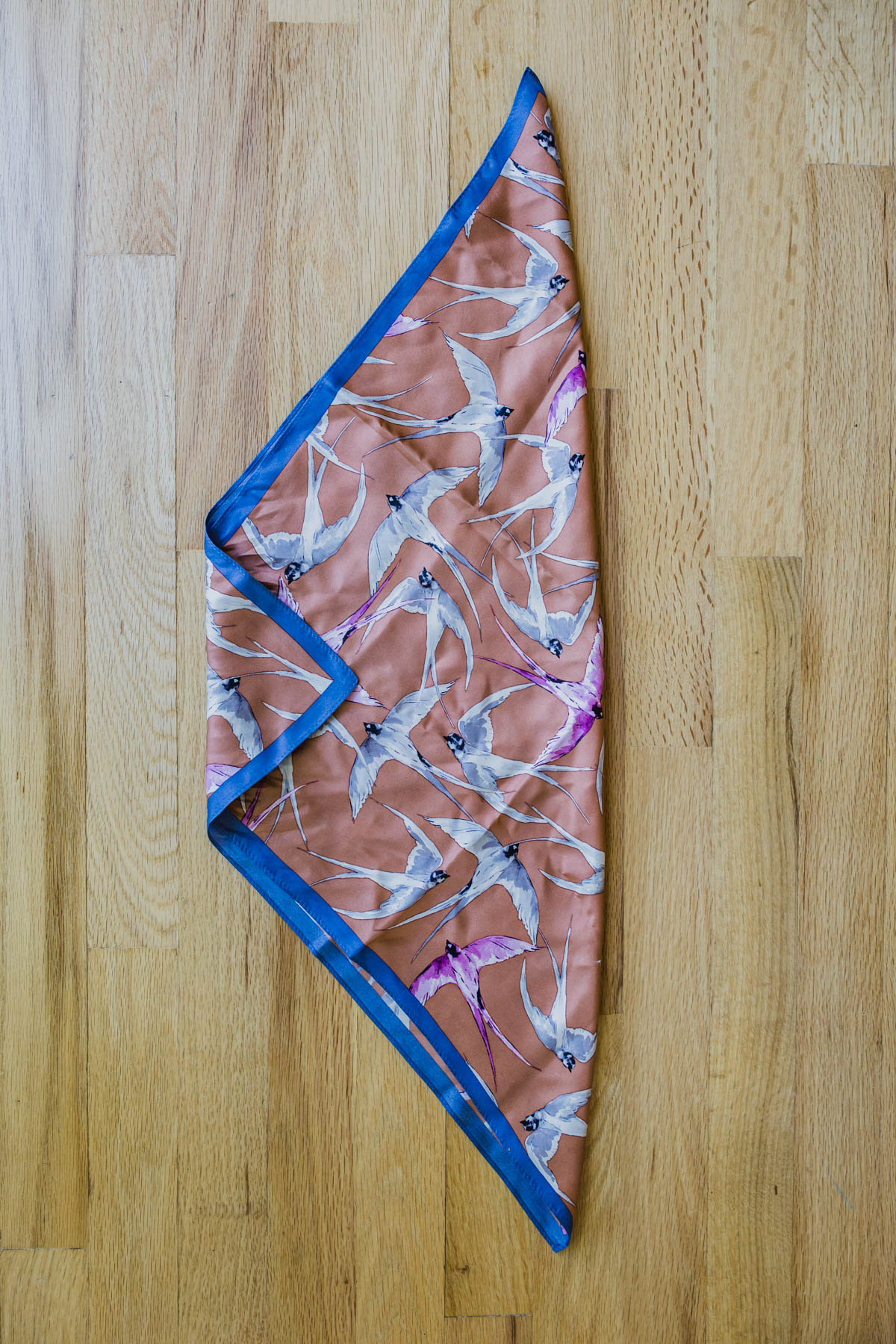 how to fold a hair scarf